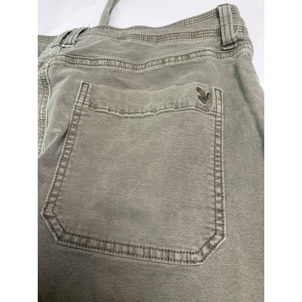 American Eagle Cargo Pants Womens 6 Green Excellent Classic Bootcut Stretch - Picture 11 of 11